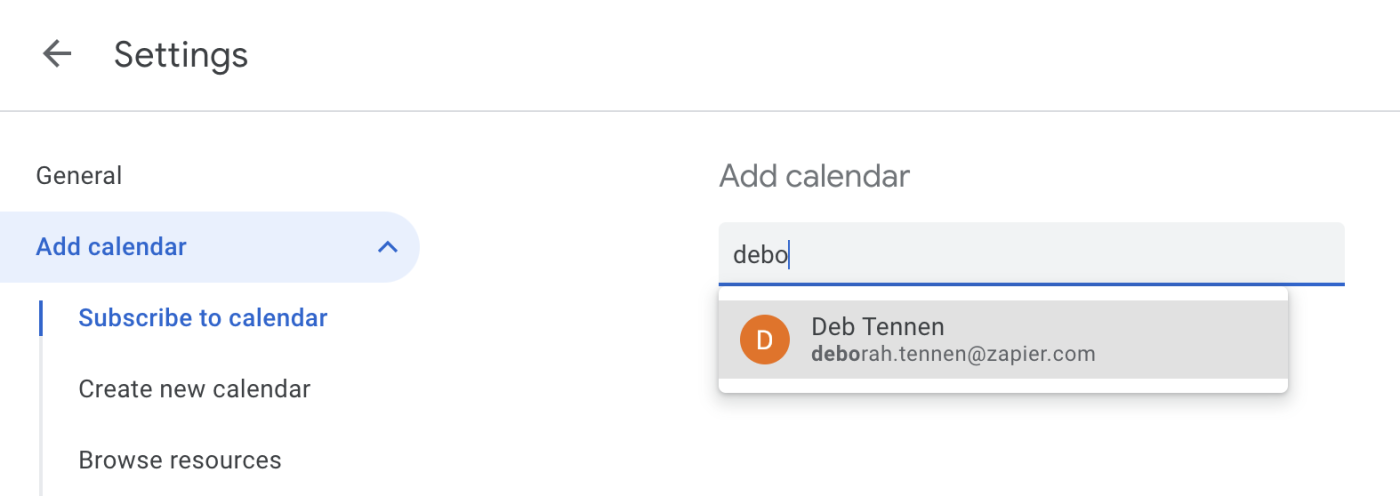 فیلد تقویم را به صفحه تنظیمات تقویم Google اضافه کنید. 