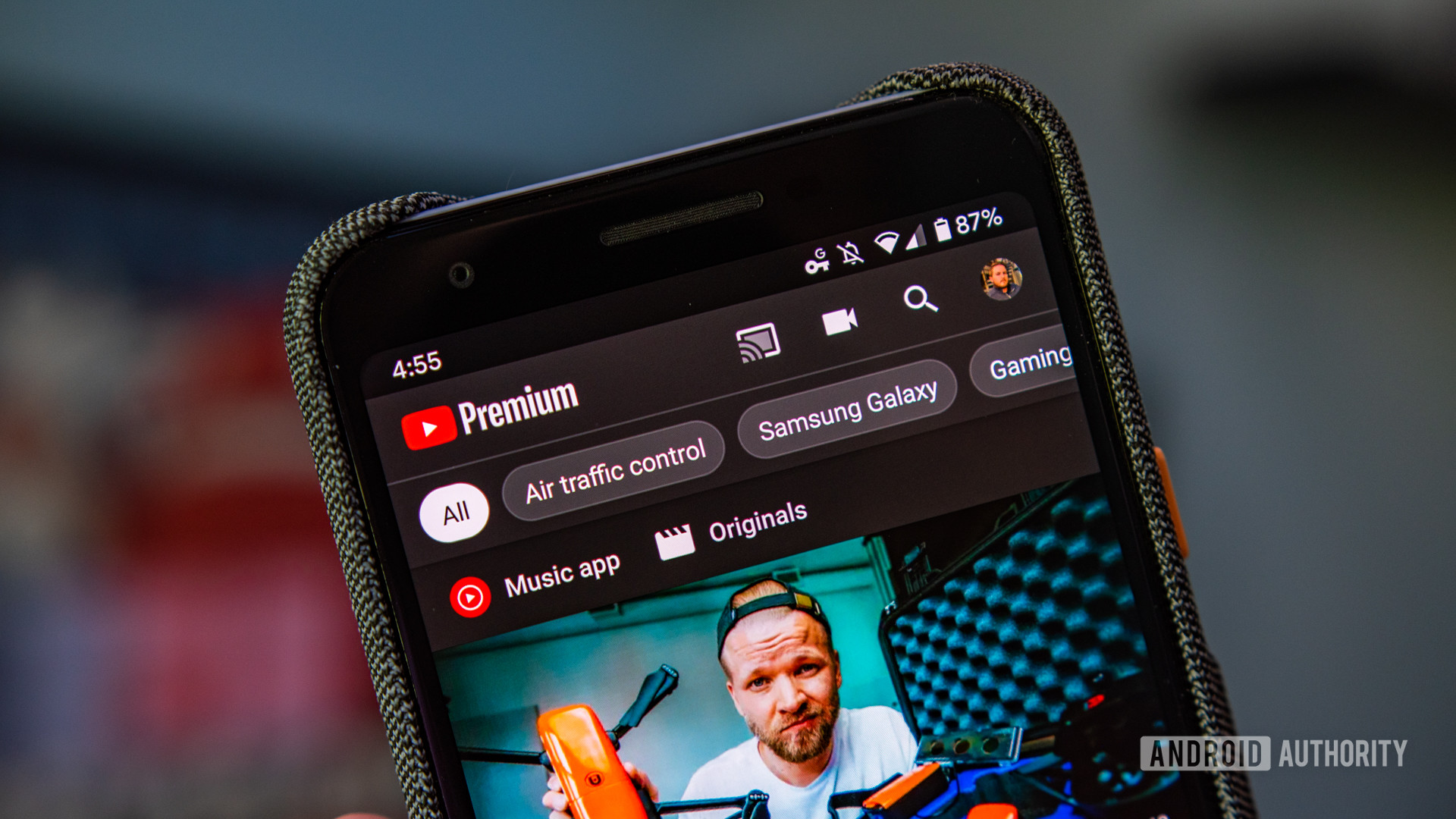 نشان‌واره YouTube Premium Inside App