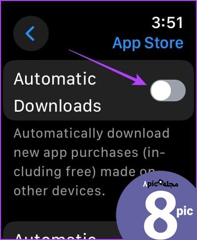Turn off Automatic Downloads 1