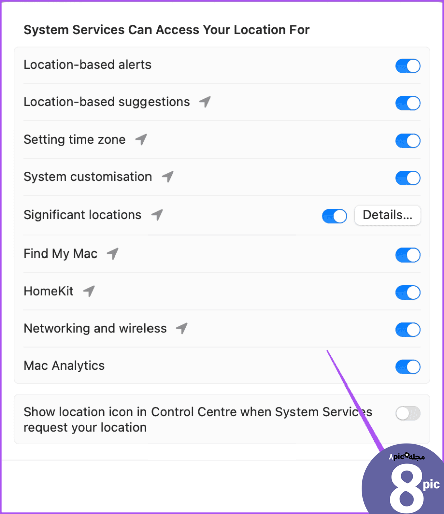 confirm system services Mac