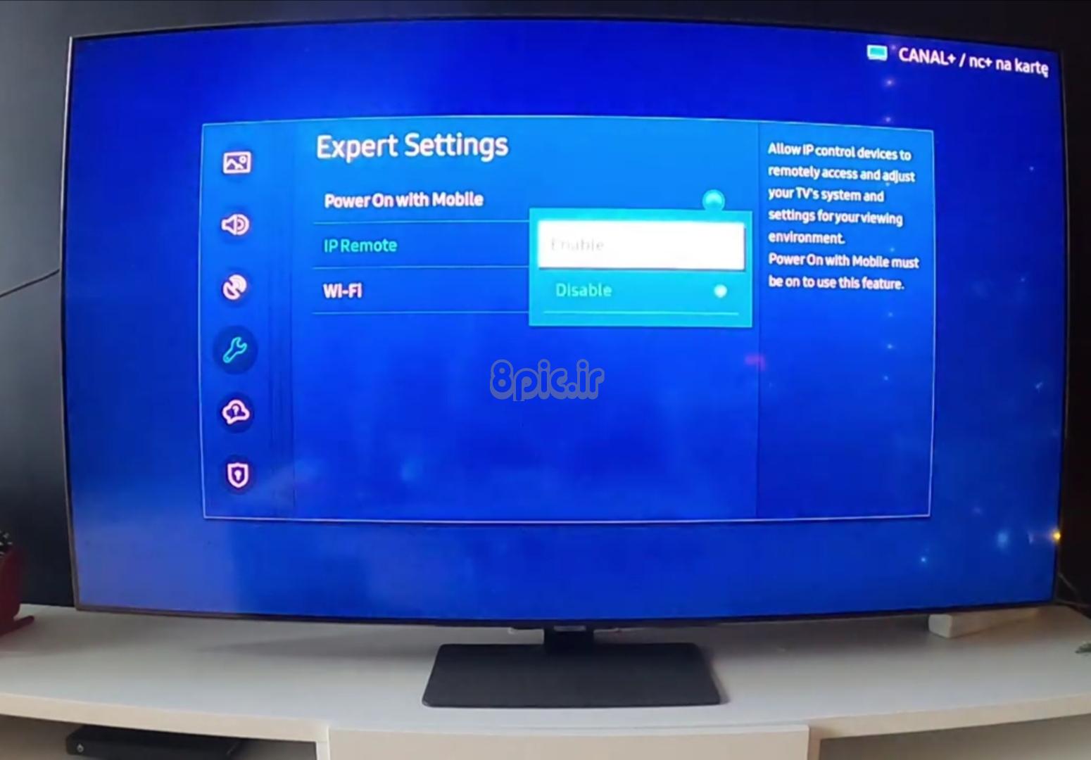 Enabling IP remote on Samsung TV