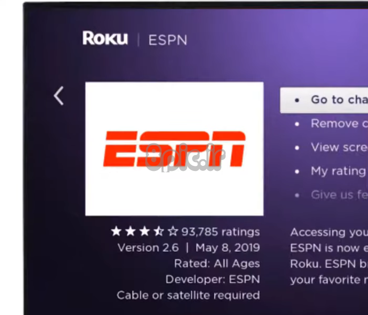 How do I get ESPN to work on Roku?