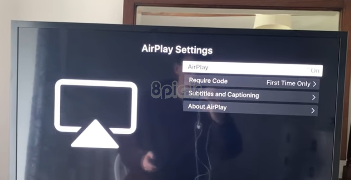 enabling AirPlay on Samsung 6 series