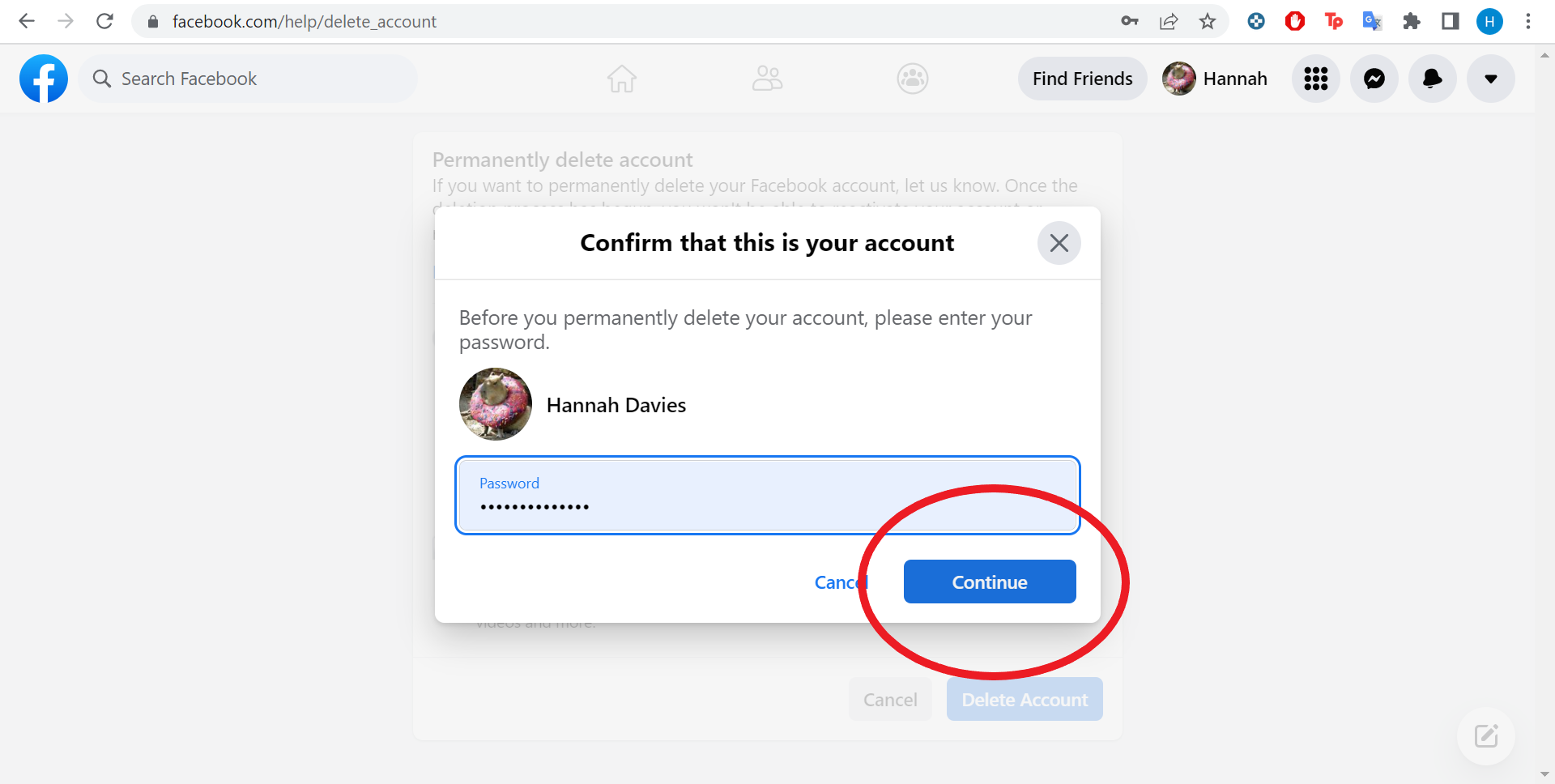 فیس بوک حذف اکانت را تایید کرد