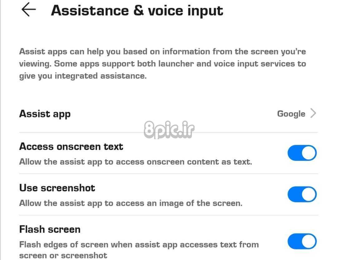 Configuring Google Assistant settings