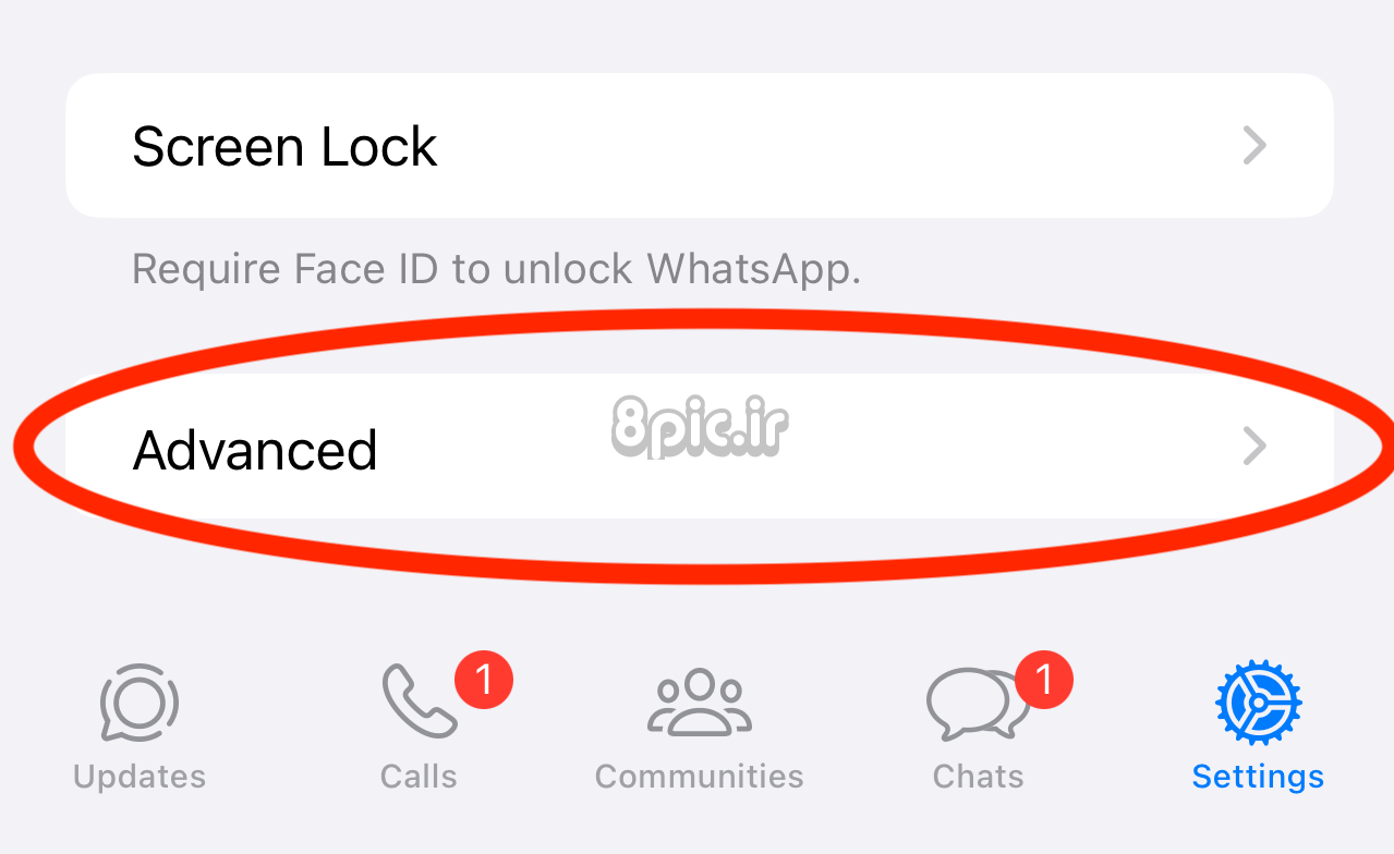 حریم خصوصی پیشرفته WhatsApp