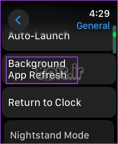 Tap on Background App Refresh 2