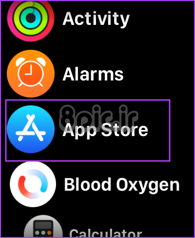 Open App Store Apple Watch