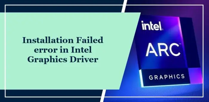 خطای install-failed-intel-graphics-driver