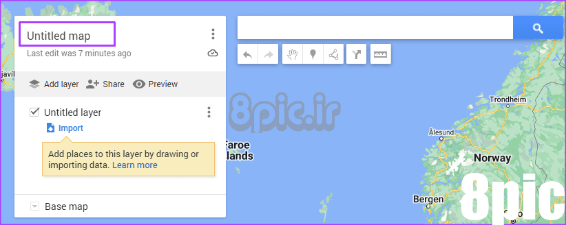 نحوه ایجاد و مدیریت نقشه ها در گوگل درایو 4