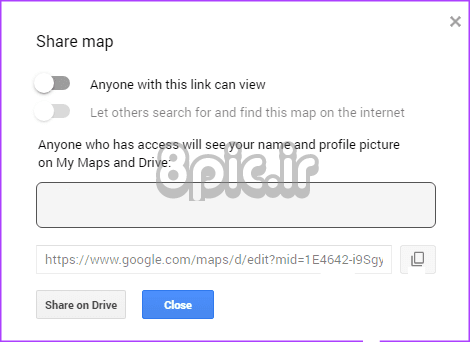 نحوه ایجاد و مدیریت نقشه ها در گوگل درایو 16