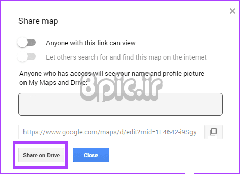 نحوه ایجاد و مدیریت نقشه ها در گوگل درایو 17