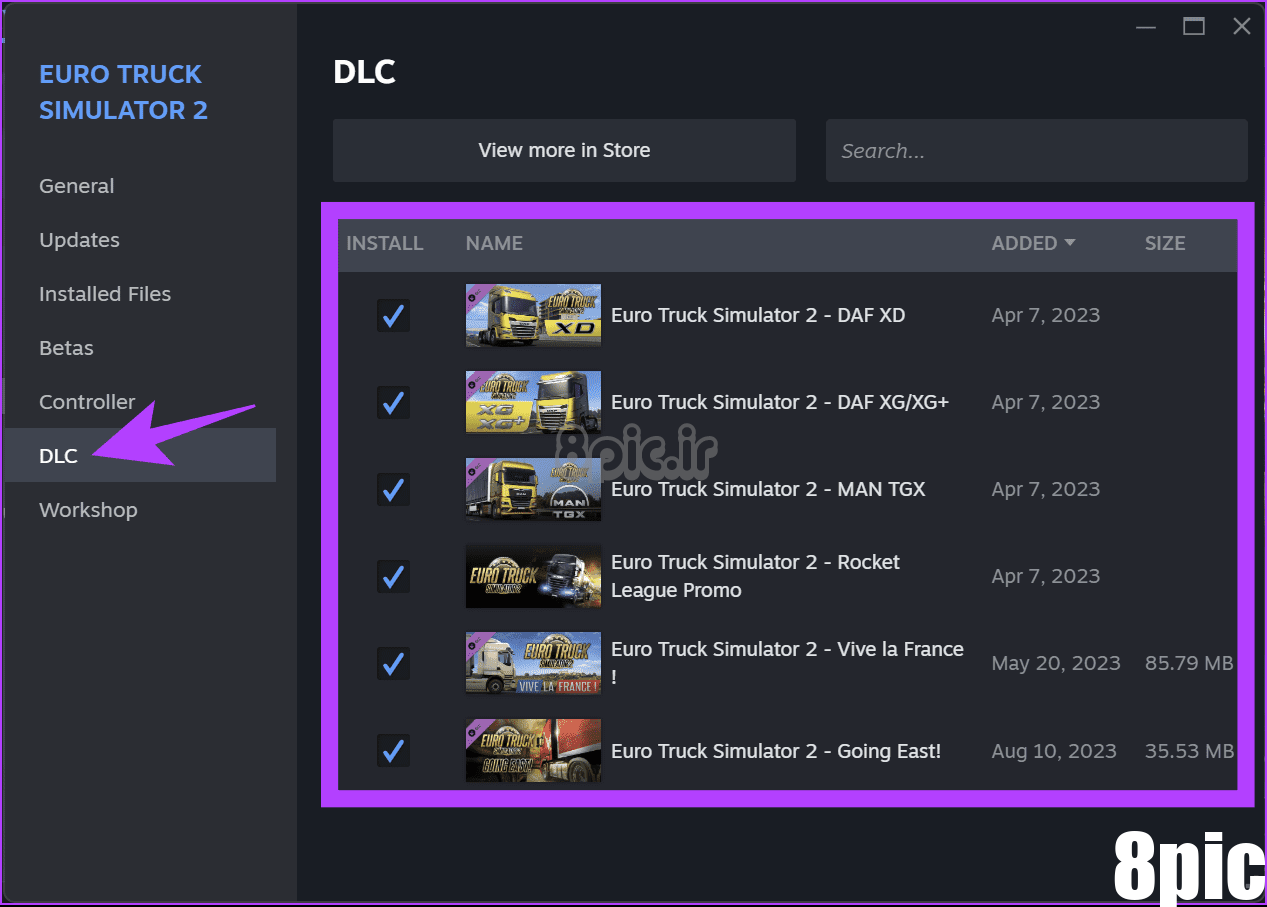 نحوه نصب و مدیریت DLC ها در Steam - مجله هشت پیک